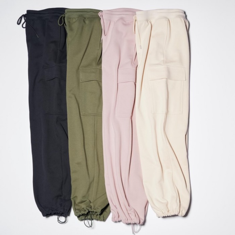 Uniqlo Sweat Cargo Hose Damen Rosa | DKZF-68319