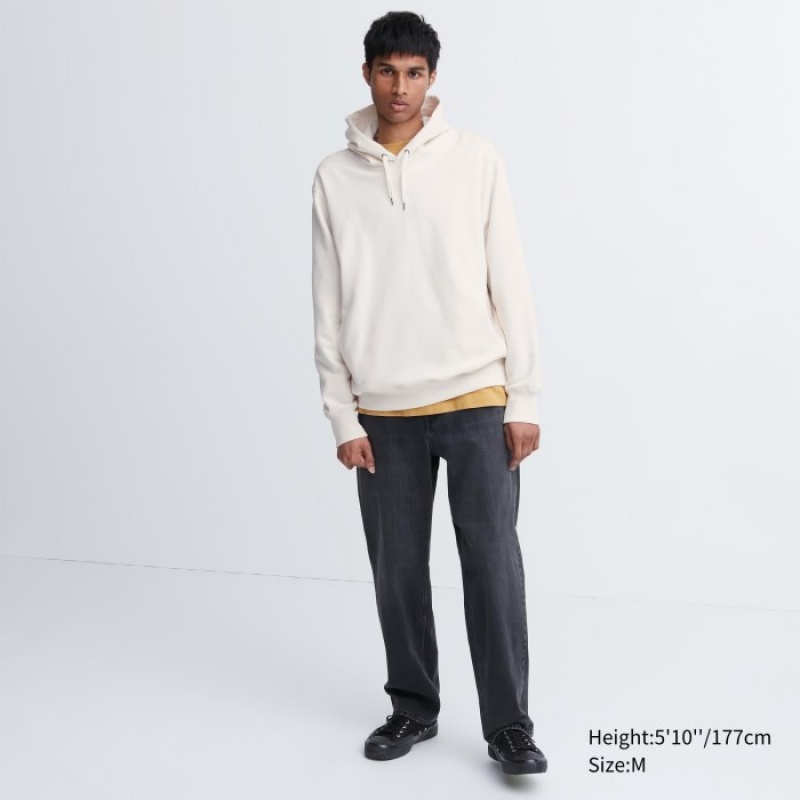 Uniqlo Sweat Pullover Hoodie Herren Beige | RUNX-23198