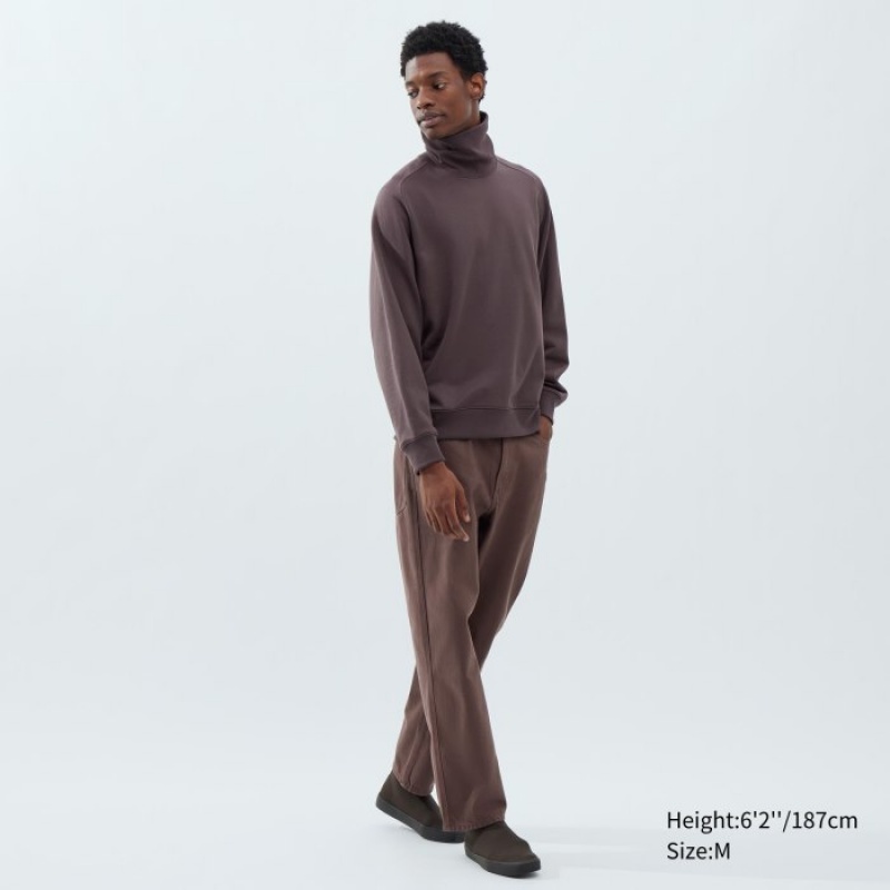 Uniqlo Sweat Turtleneck Long-Sleeve Sweatshirt Herren Weiß | PWCM-04185