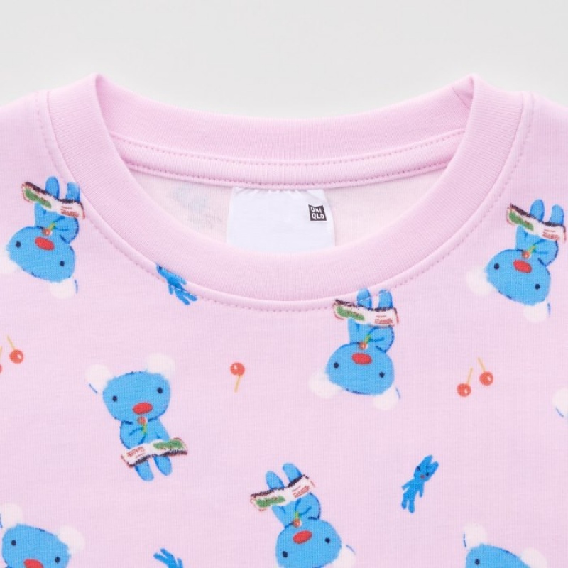 Uniqlo The Picture Book Long-Sleeve (Pénélope) Pyjama Baby Rosa | GEPJ-96451