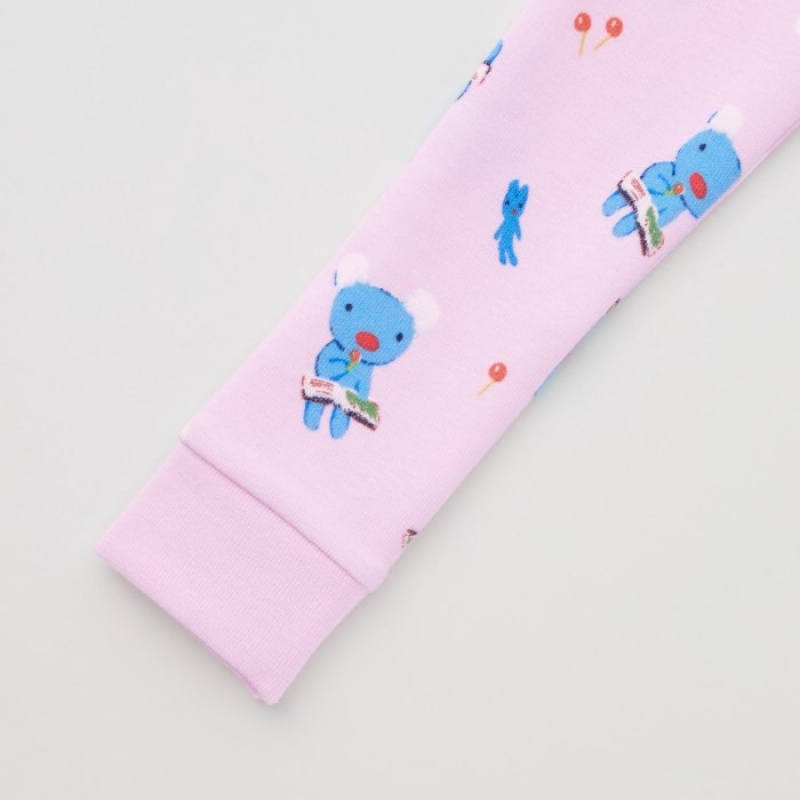 Uniqlo The Picture Book Long-Sleeve (Pénélope) Pyjama Baby Rosa | GEPJ-96451