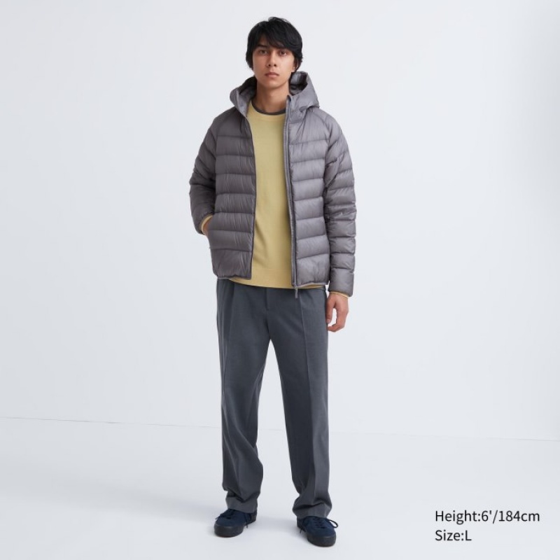 Uniqlo Ultra Light (3D Cut) Daunenparka Herren Grau | UEPA-50243