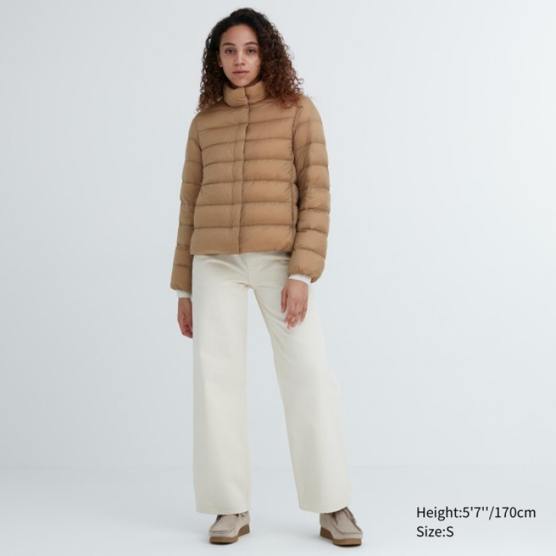 Uniqlo Ultra Light Daunenjacken Damen Grün | YEOM-41253