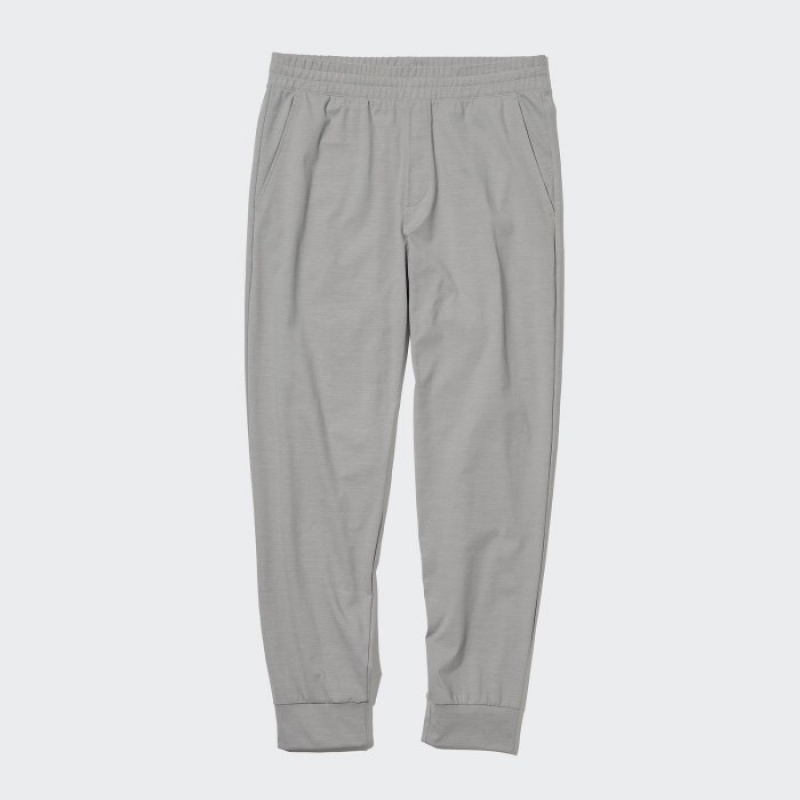 Uniqlo Ultra Stretch DRY-EX Jogger (Hohe) Hose Herren Olivgrün | VPYQ-87463