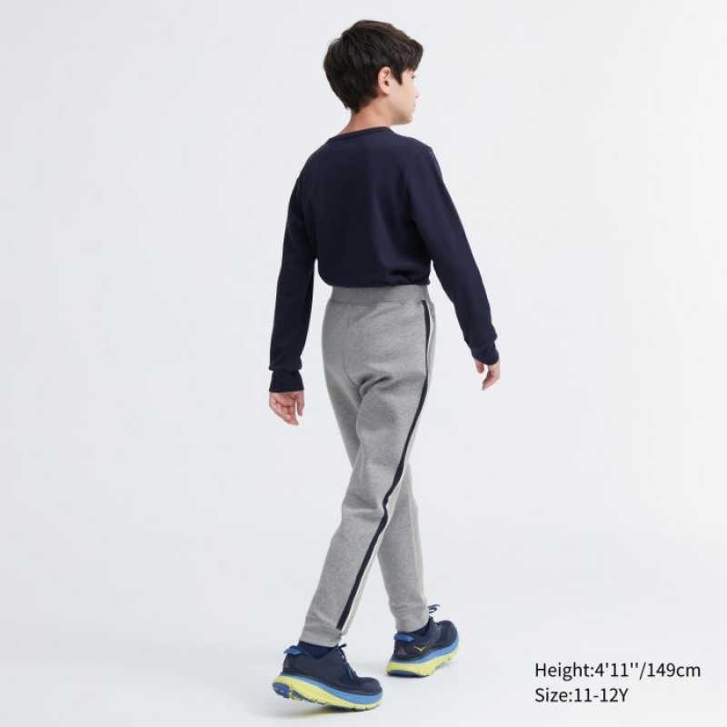 Uniqlo Ultra Stretch Dry Jogginghose Kinder Grau | IXYN-76824