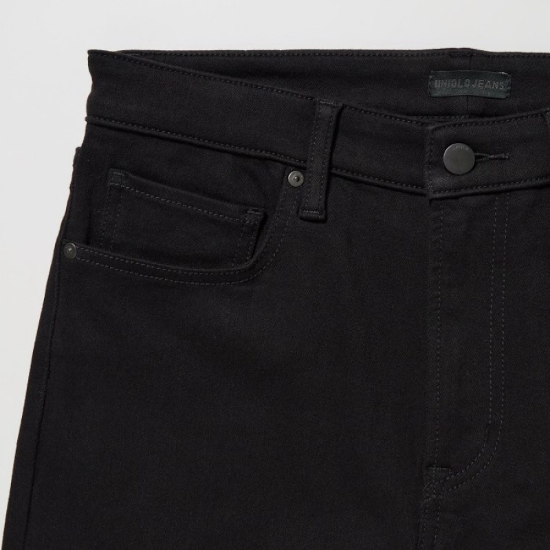 Uniqlo Ultra Stretch Schlank-Fit Jeans Herren Schwarz | UNDH-12734