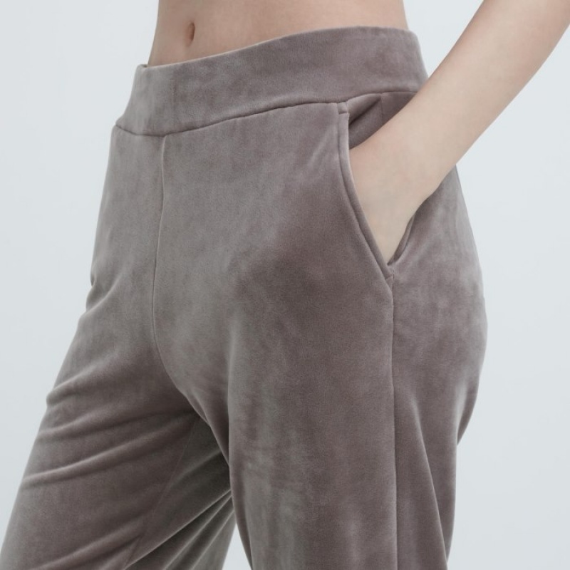 Uniqlo Ultra Stretch Smooth Lounge Pants Damen Braun | OQFV-46307