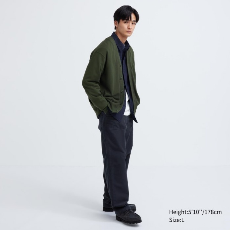 Uniqlo Utility Arbeits Hose Damen Navy | RFBC-02967