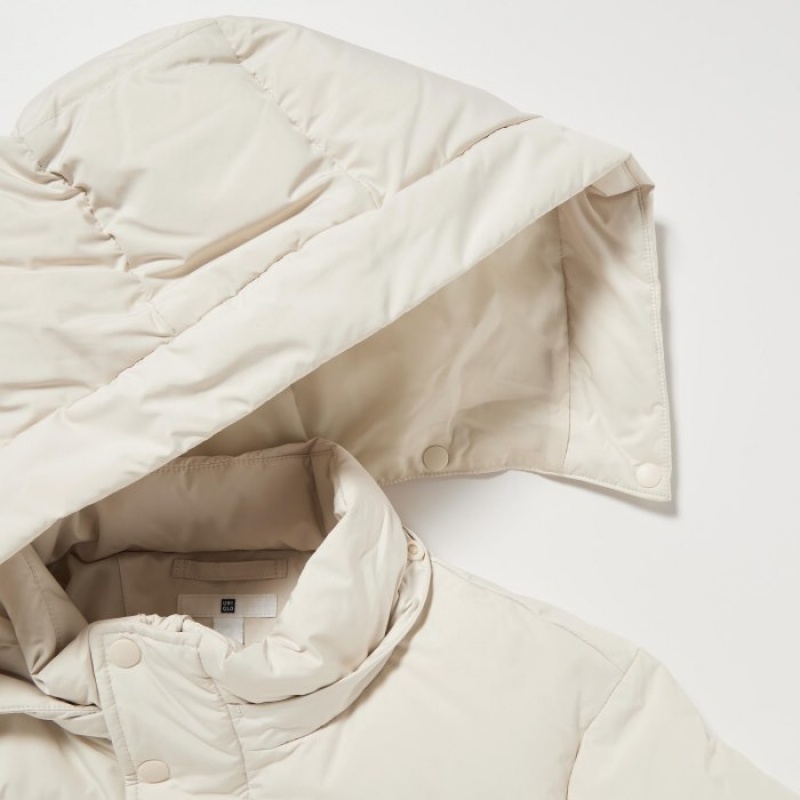 Uniqlo Warm-Gepolstert Daunenparka Kinder Olivgrün | DPLZ-02819