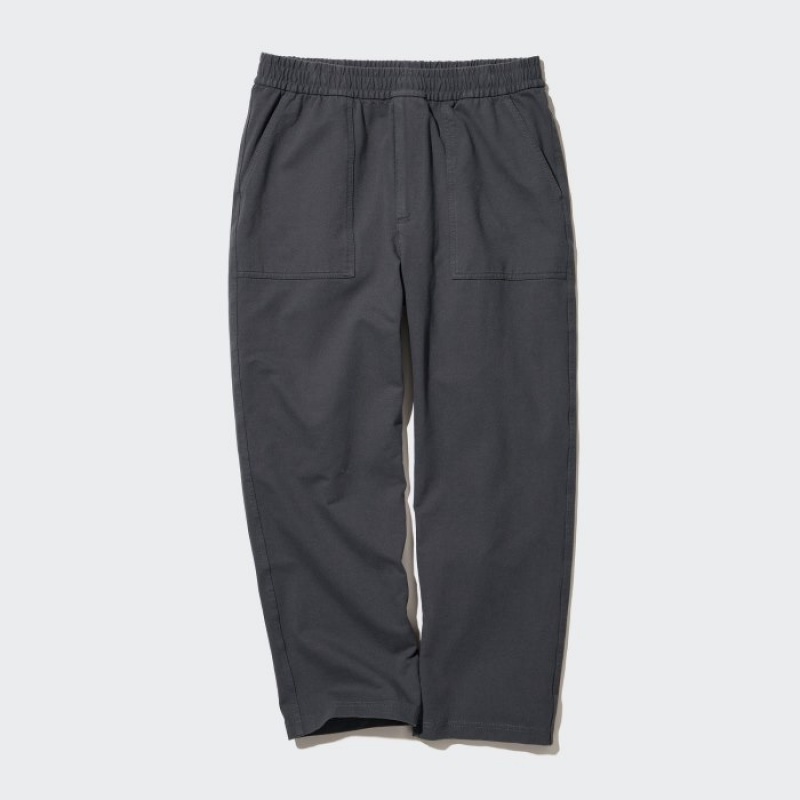 Uniqlo Washed Jersey Ankle Hose Herren Olivgrün | YZXG-15249