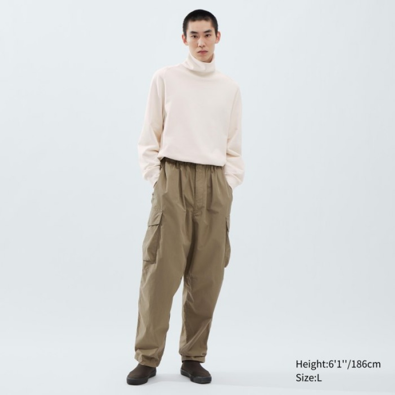 Uniqlo Weite-Fit Parachute Cargo Hose Damen Beige | INWB-81036