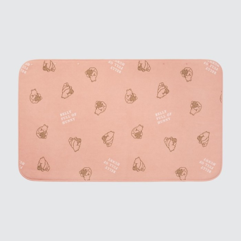 Uniqlo Winnie the Pooh Kollektion Fleece Reversible Kuscheldecke Damen Rosa | ZNBY-75149