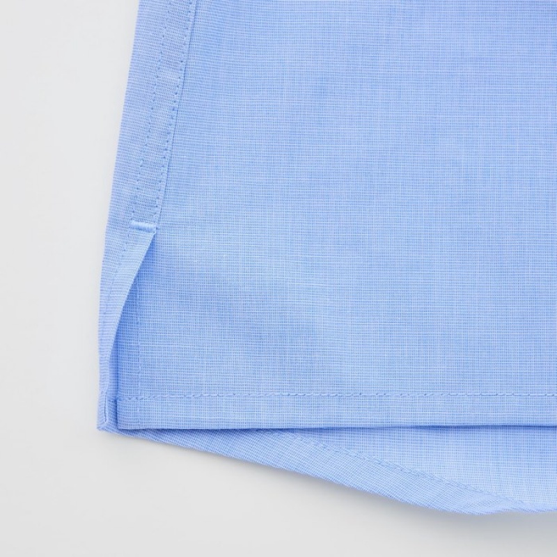 Uniqlo Woven Broadcloth Trunks Slip Herren Blau | TJLW-97480